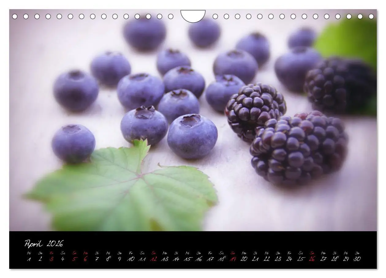 Bild: 9783516224955 | Frische Früchte Kalender (Wandkalender 2026 DIN A4 quer), CALVENDO...