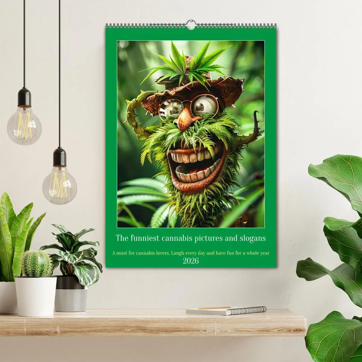 Bild: 9783516534955 | The funniest cannabis pictures and slogans (Wall Calendar 2026 DIN...