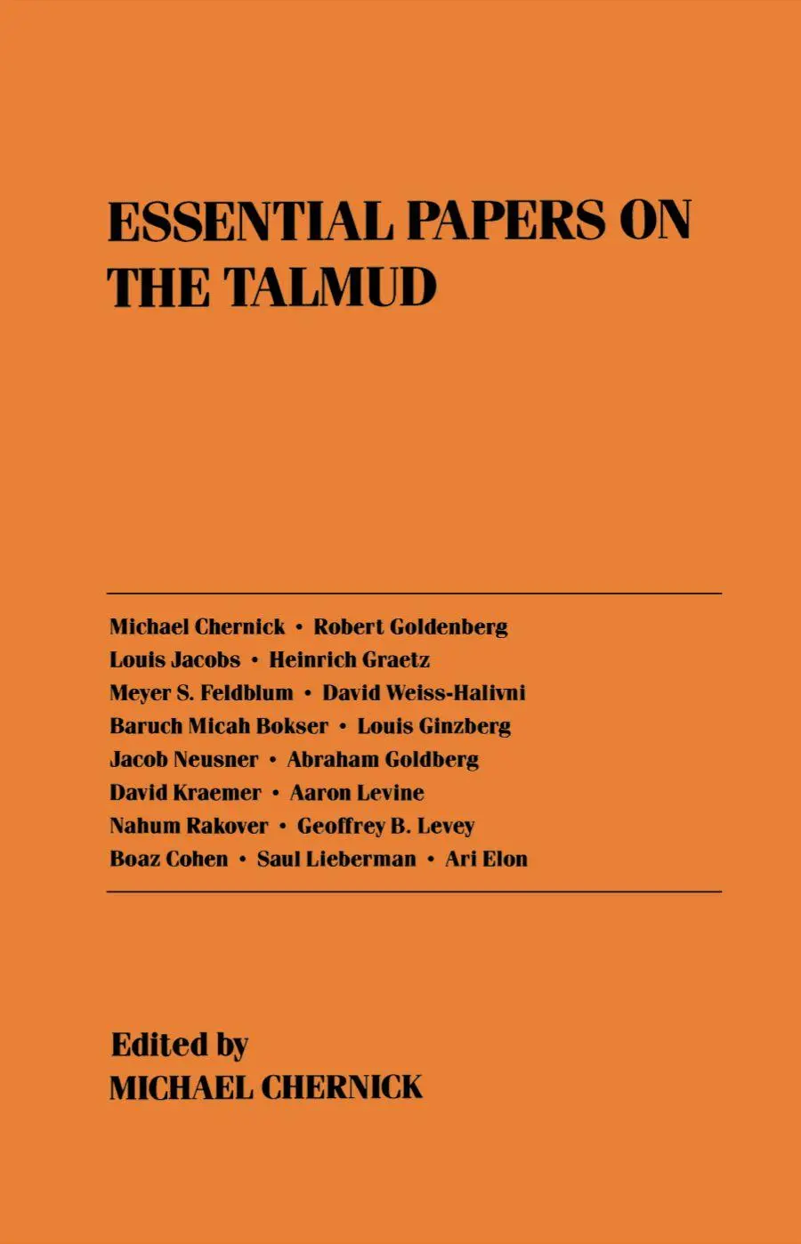 Cover: 9780814715055 | Essential Papers on the Talmud | Michael Chernick | Taschenbuch | 1994
