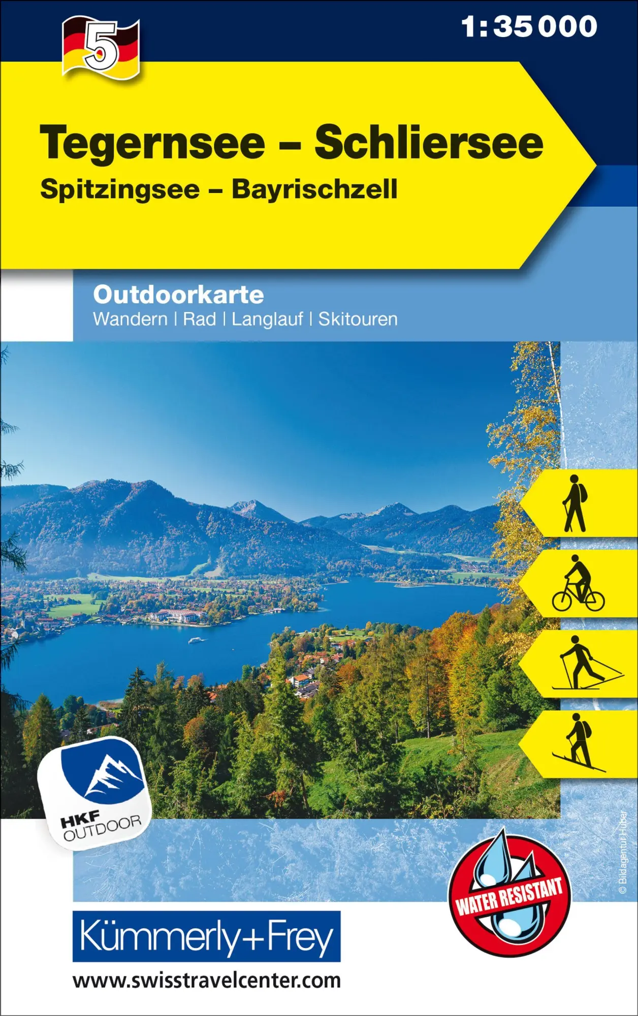 Cover: 9783259025055 | KuF Deutschland Outdoorkarte 05. Tegernsee - Schliersee 1 : 35 000
