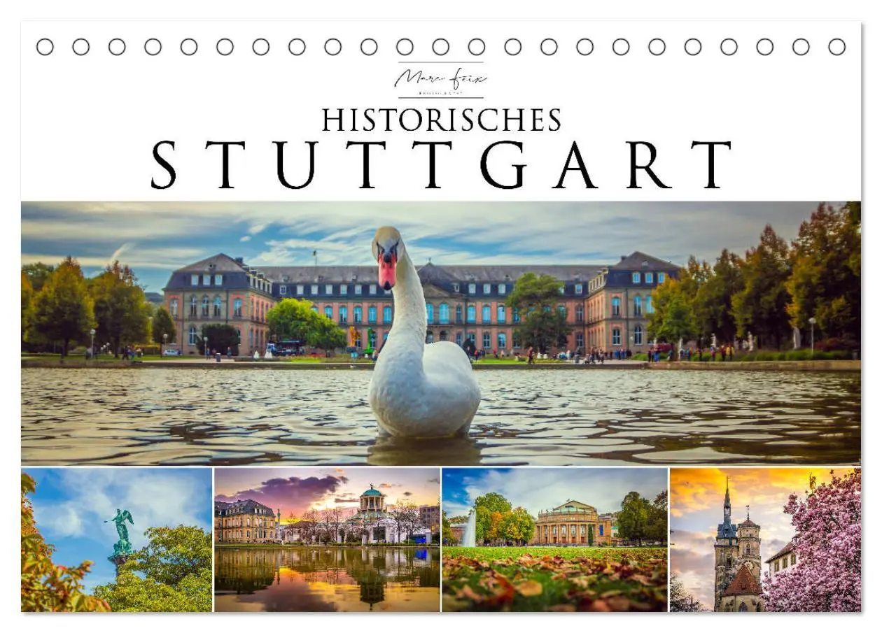 Cover: 9783457715055 | Historisches Stuttgart 2026 (Tischkalender 2026 DIN A5 quer),...