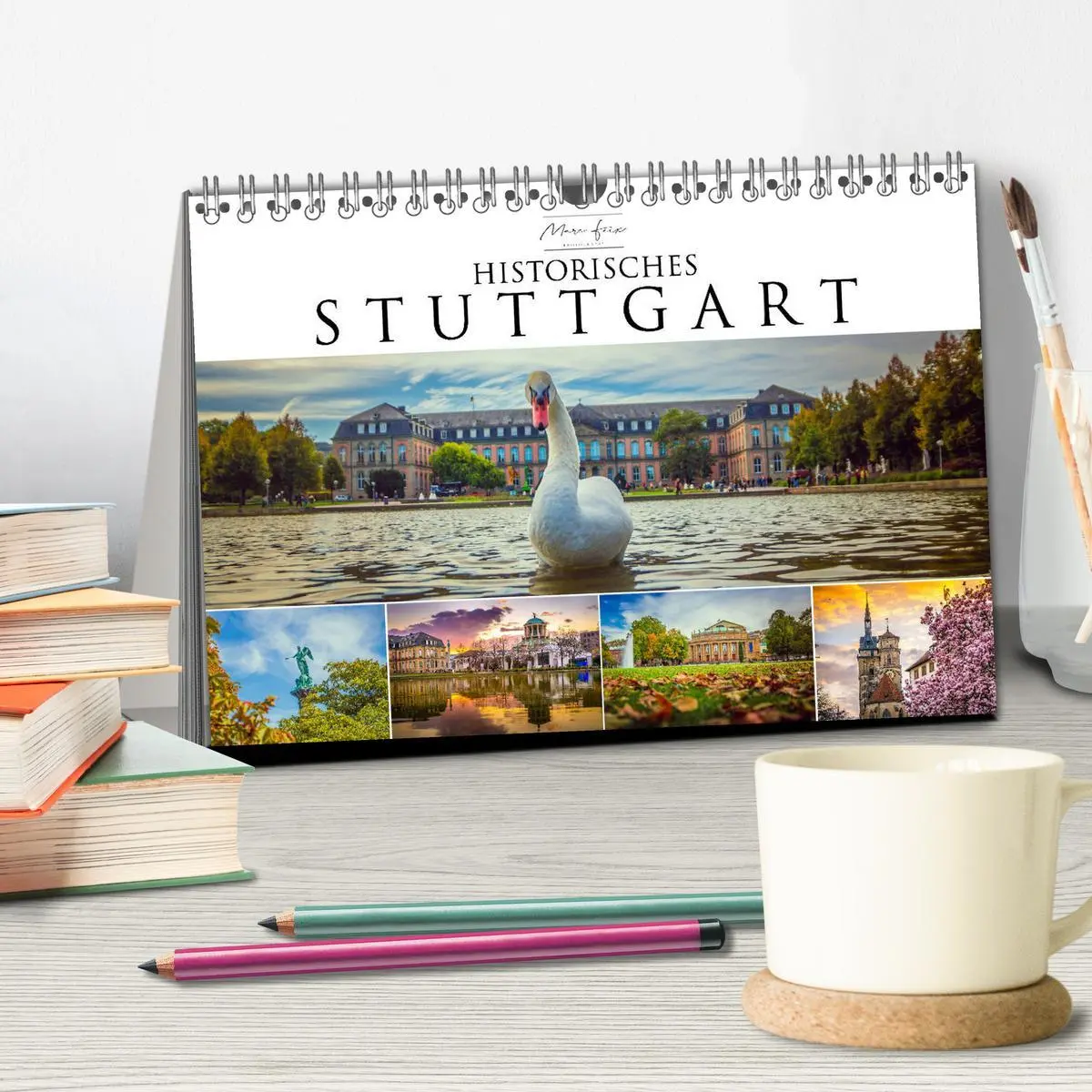 Bild: 9783457715055 | Historisches Stuttgart 2026 (Tischkalender 2026 DIN A5 quer),...