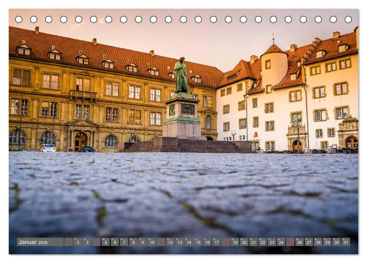 Bild: 9783457715055 | Historisches Stuttgart 2026 (Tischkalender 2026 DIN A5 quer),...