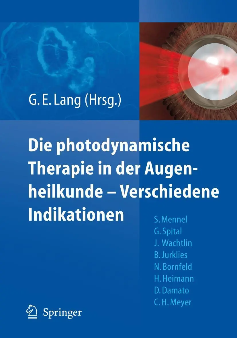 Cover: 9783540705055 | Die photodynamische Therapie in der Augenheilkunde - Verschiedene...
