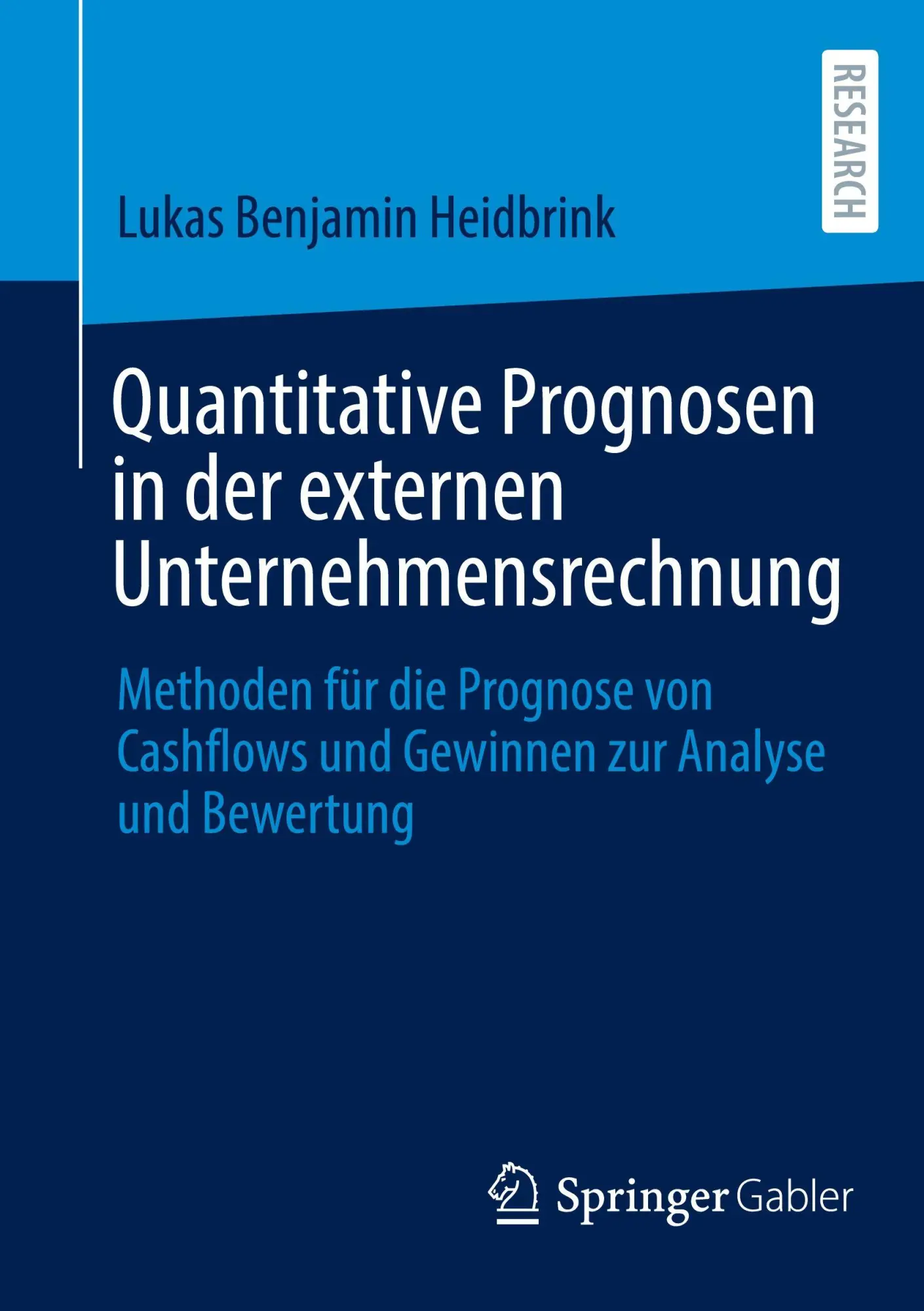 Cover: 9783658475055 | Quantitative Prognosen in der externen Unternehmensrechnung | Buch