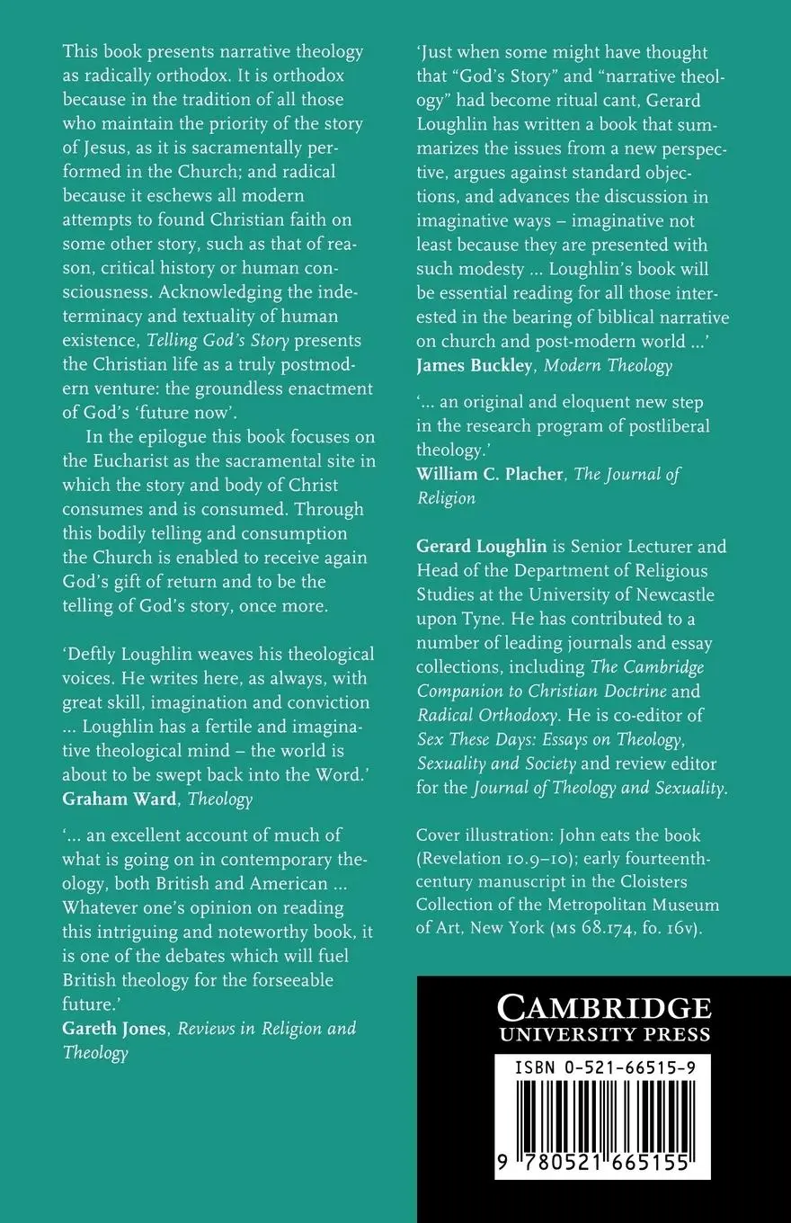 Rückseite: 9780521665155 | Telling God's Story | Bible, Church and Narrative Theology | Loughlin