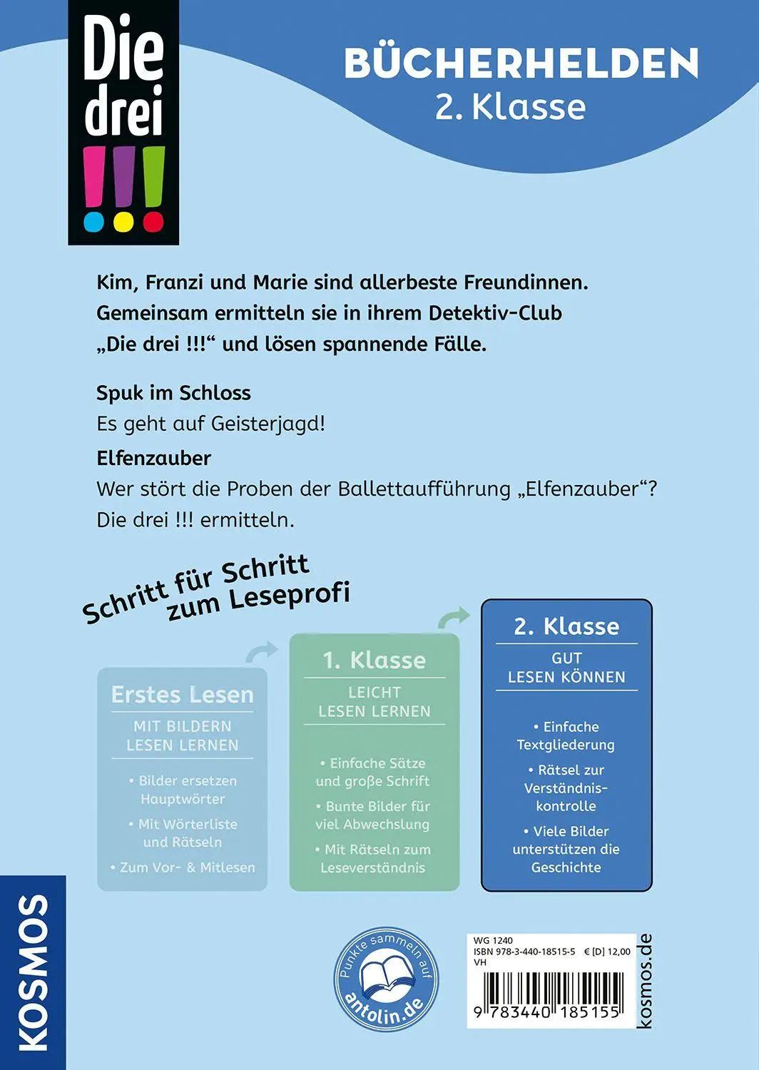 Bild: 9783440185155 | Die drei !!!, Bücherhelden 2. Klasse, Doppelband, Geisterspuk und...