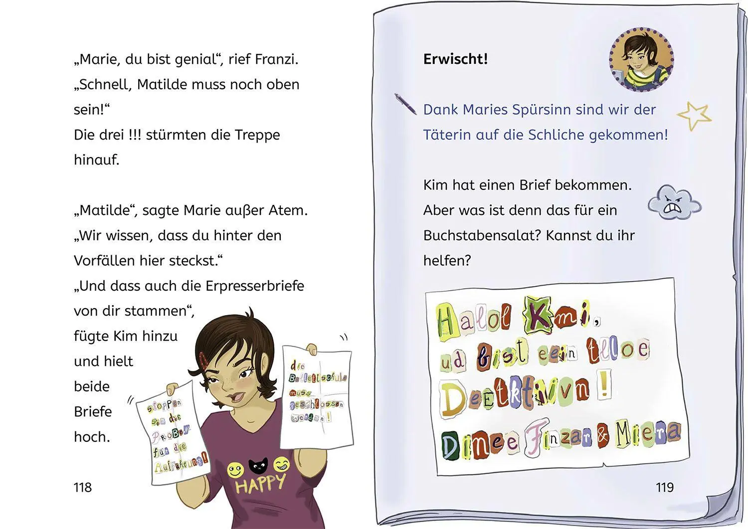 Bild: 9783440185155 | Die drei !!!, Bücherhelden 2. Klasse, Doppelband, Geisterspuk und...