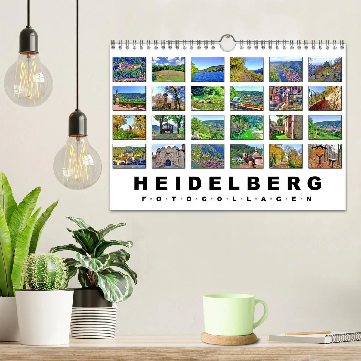 Bild: 9783457875155 | Heidelberg Fotocollagen (Wandkalender 2026 DIN A4 quer), CALVENDO...