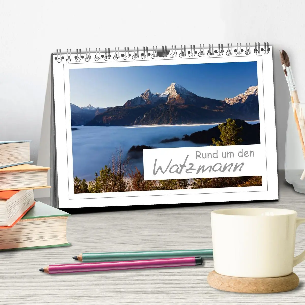 Bild: 9783457945155 | Rund um den Watzmann (Tischkalender 2026 DIN A5 quer), CALVENDO...