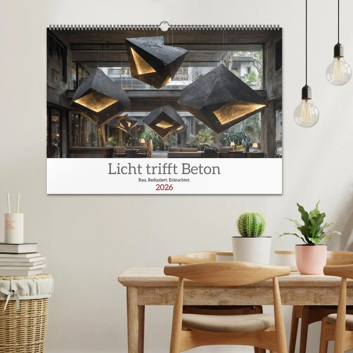 Bild: 9783516655155 | Licht trifft Beton (Wandkalender 2026 DIN A2 quer), CALVENDO...