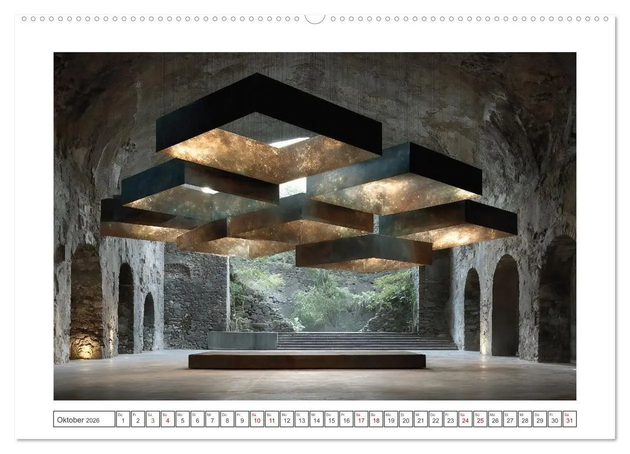 Bild: 9783516655155 | Licht trifft Beton (Wandkalender 2026 DIN A2 quer), CALVENDO...