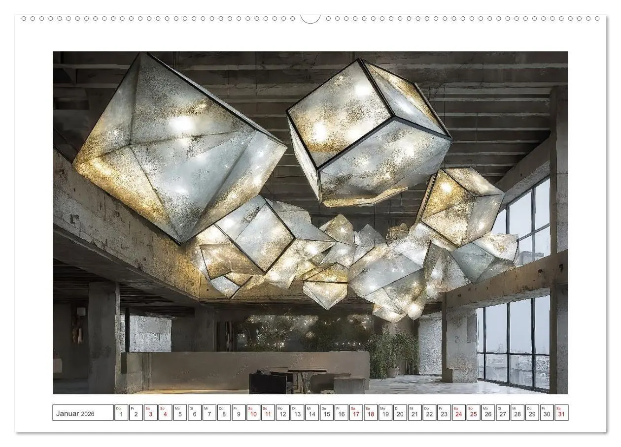 Bild: 9783516655155 | Licht trifft Beton (Wandkalender 2026 DIN A2 quer), CALVENDO...
