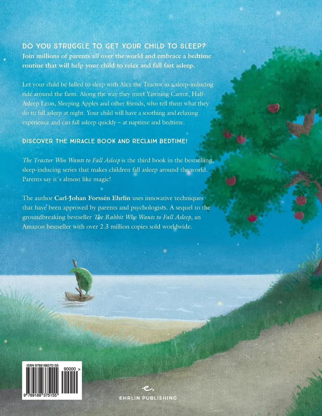 Rückseite: 9789188375155 | The Tractor Who Wants to Fall Asleep | Carl-Johan Forssén Ehrlin