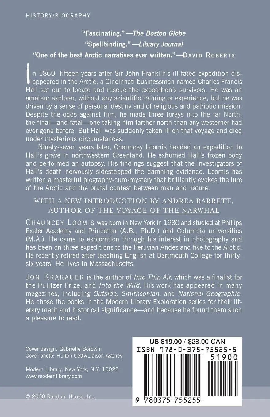 Rückseite: 9780375755255 | Weird and Tragic Shores | The Story of Charles Francis Hall, Explorer