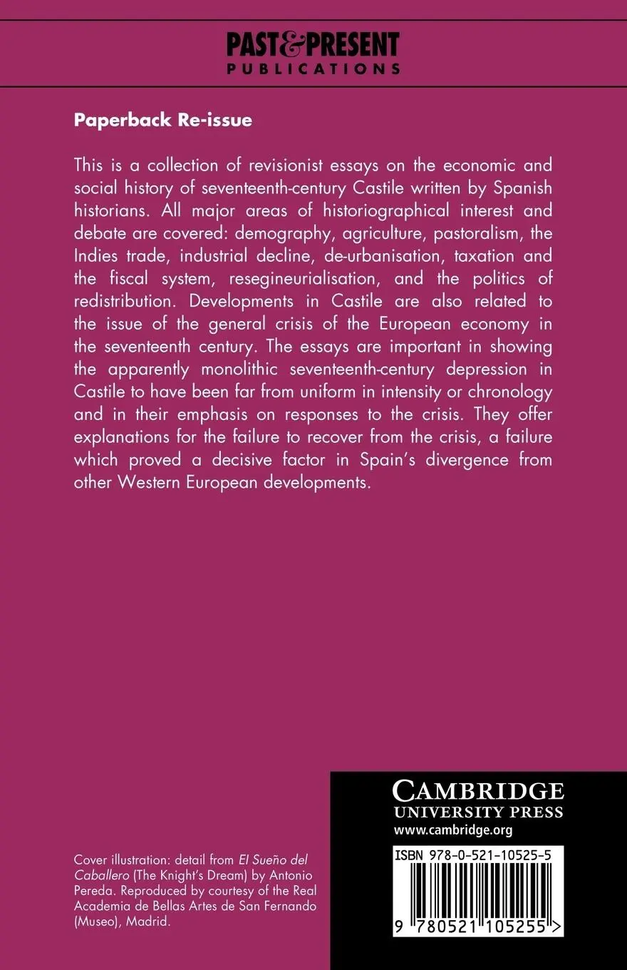 Rückseite: 9780521105255 | The Castilian Crisis of the Seventeenth Century | Thompson (u. a.)