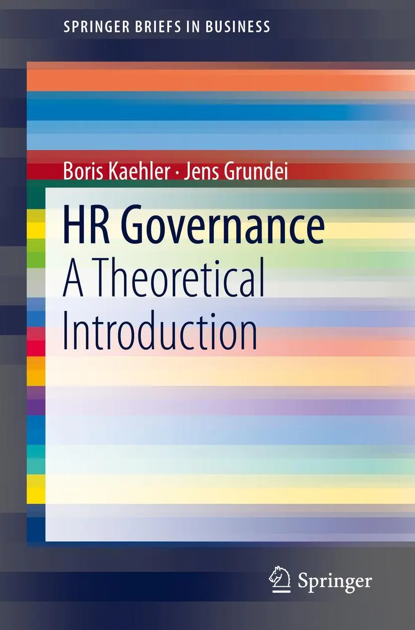 Cover: 9783319945255 | HR Governance | A Theoretical Introduction | Boris Kaehler (u. a.)
