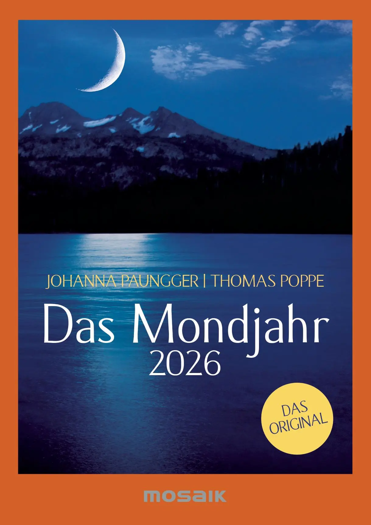 Cover: 9783442395255 | Das Mondjahr 2026 - s/w Taschenkalender | Das Original | Kalender