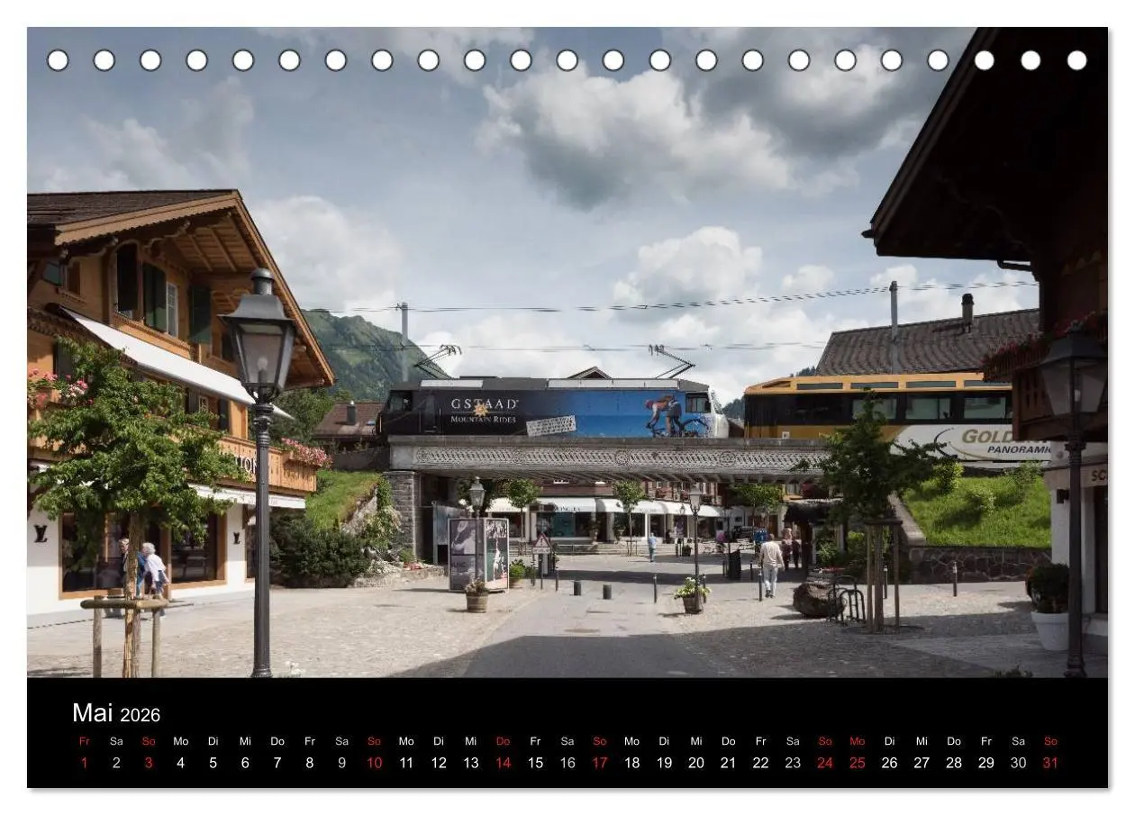 Bild: 9783516025255 | Schweizer Eisenbahn (Tischkalender 2026 DIN A5 quer), CALVENDO...
