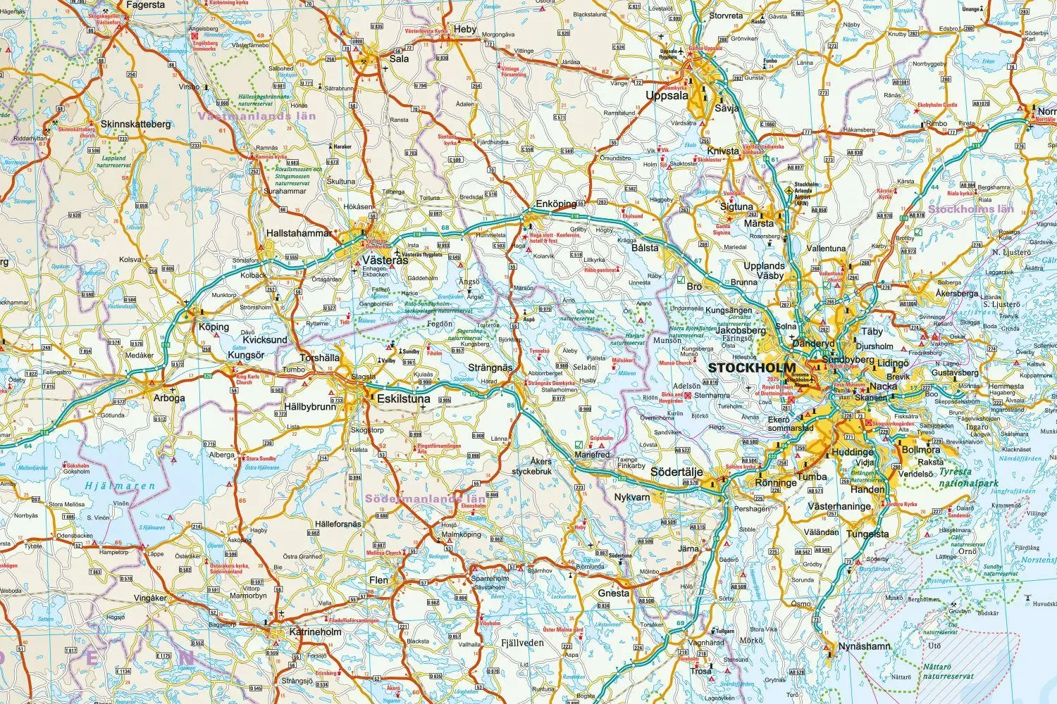 Bild: 9783831775255 | Reise Know-How Landkarte Schweden, Süd (1:500.000) | (Land-)Karte