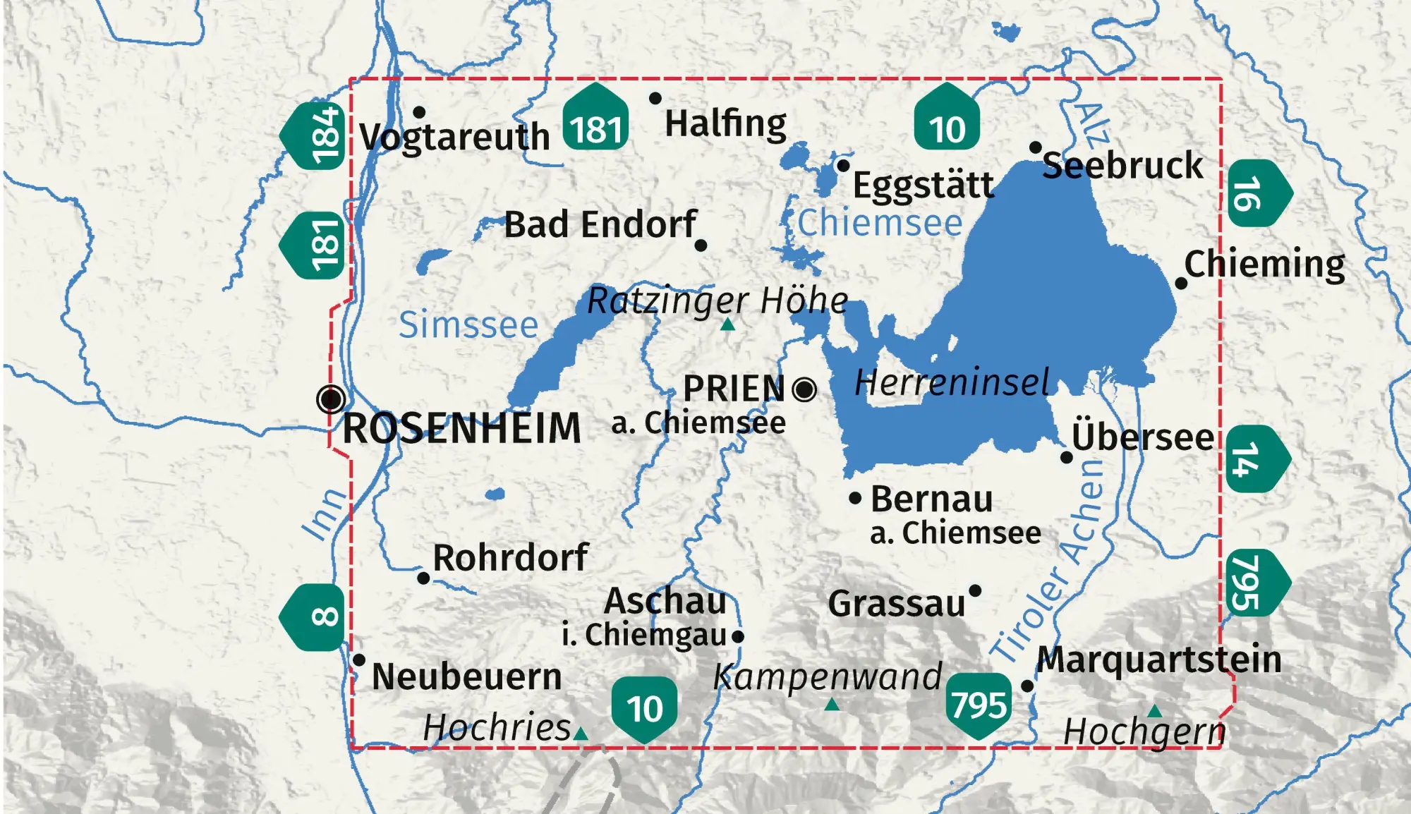 Bild: 9783991545255 | KOMPASS Wanderkarte 792 Chiemsee, Simssee 1:25.000 | (Land-)Karte