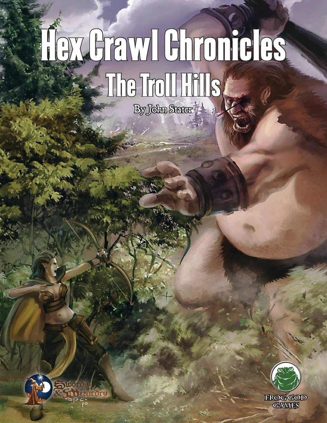 Cover: 9781622835355 | Hex Crawl Chronicles 6 | The Troll Hills - Swords &amp; Wizardry | Stater