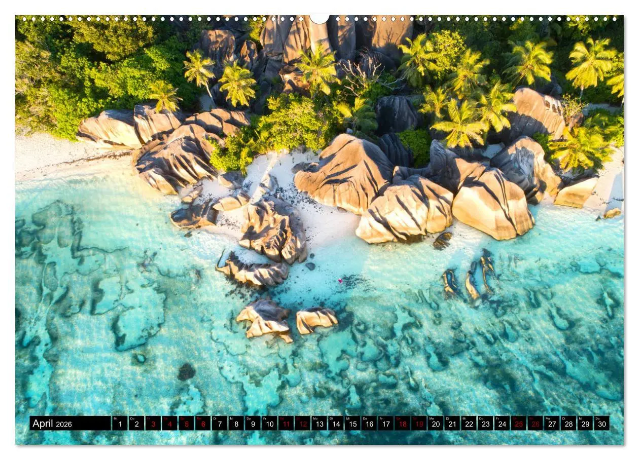 Bild: 9783457785355 | Seychellen Inselblicke (Wandkalender 2026 DIN A2 quer), CALVENDO...