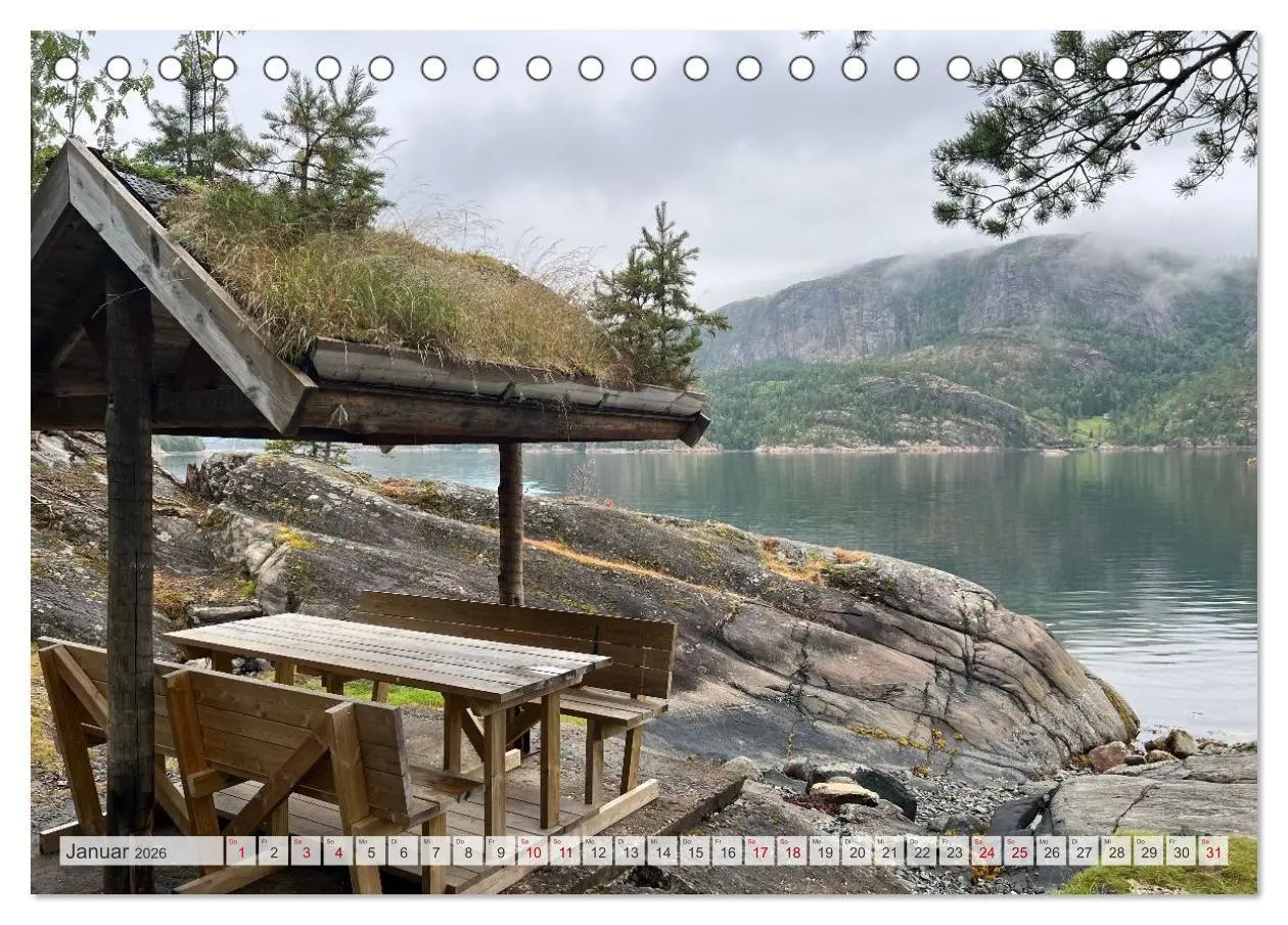 Bild: 9783516705355 | Wandern in Norwegen - Einklang von Gebirge und Meer (Tischkalender...