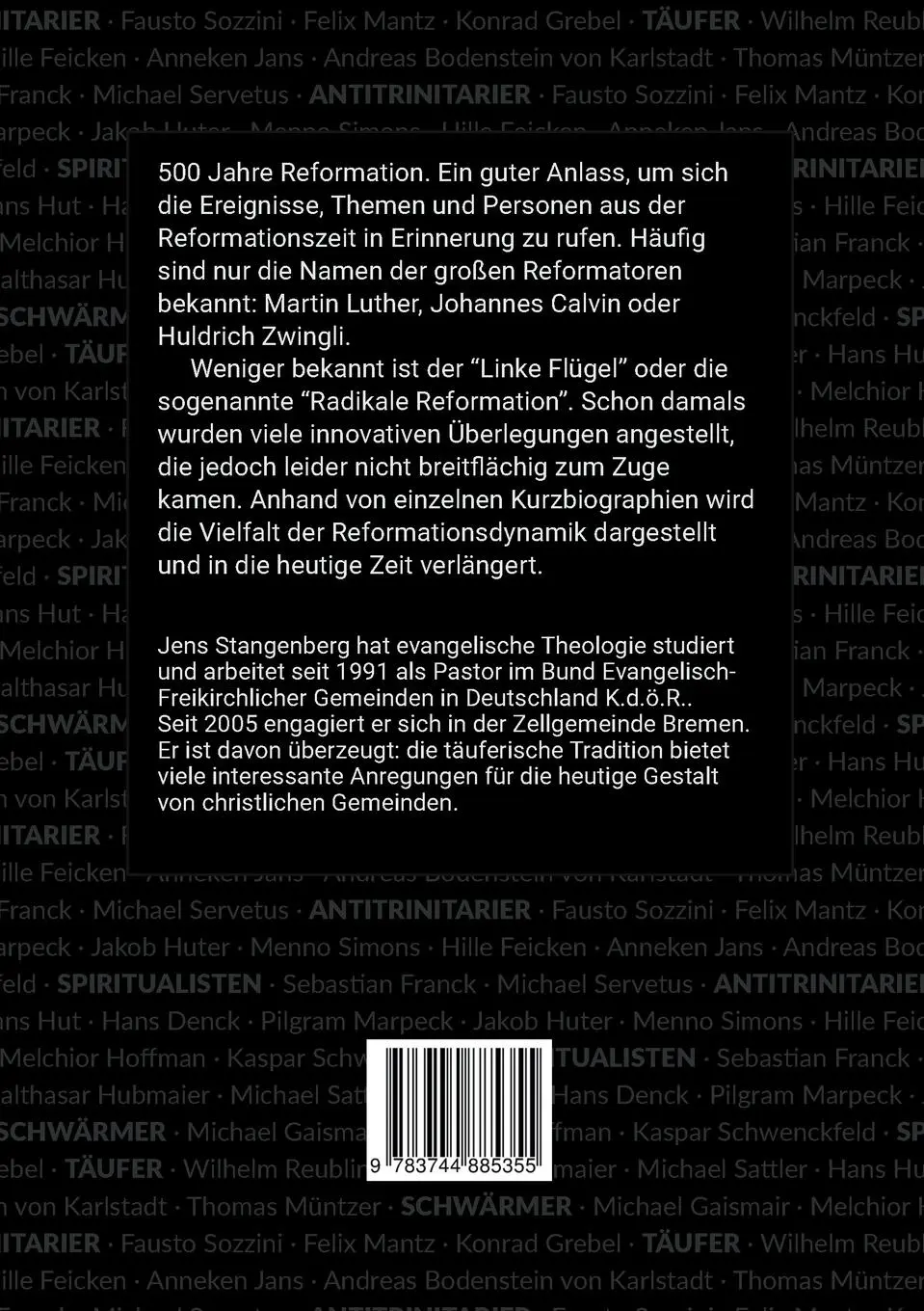 Rückseite: 9783744885355 | Radikale Reformation | Jens Stangenberg | Taschenbuch | Paperback