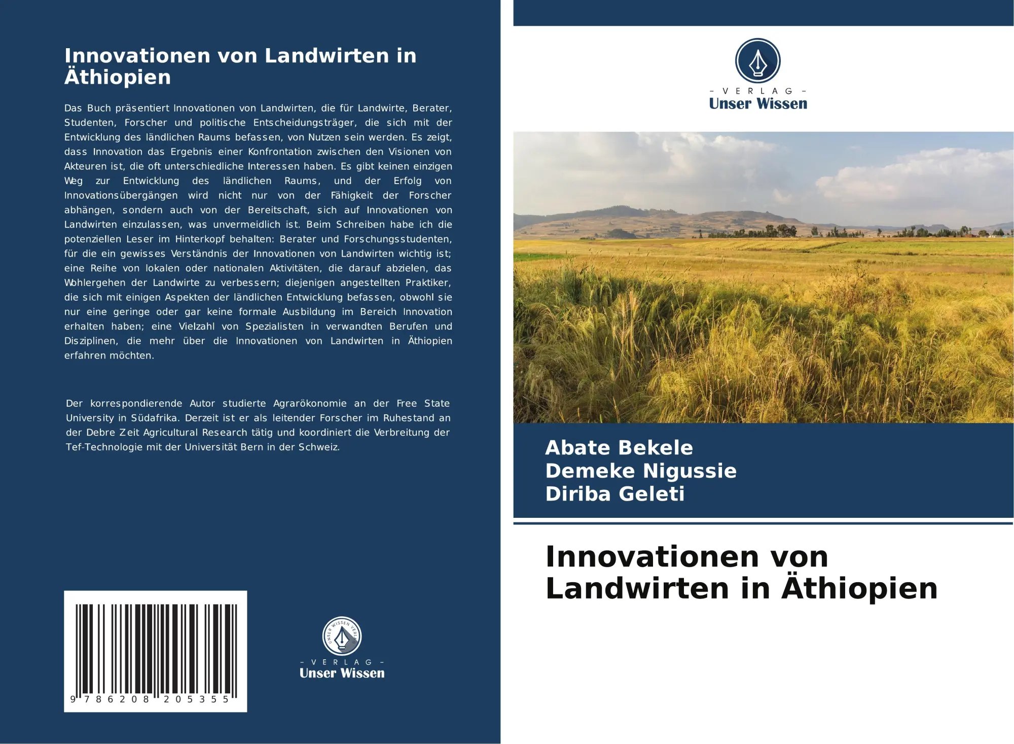 Cover: 9786208205355 | Innovationen von Landwirten in Äthiopien | Abate Bekele (u. a.) | Buch