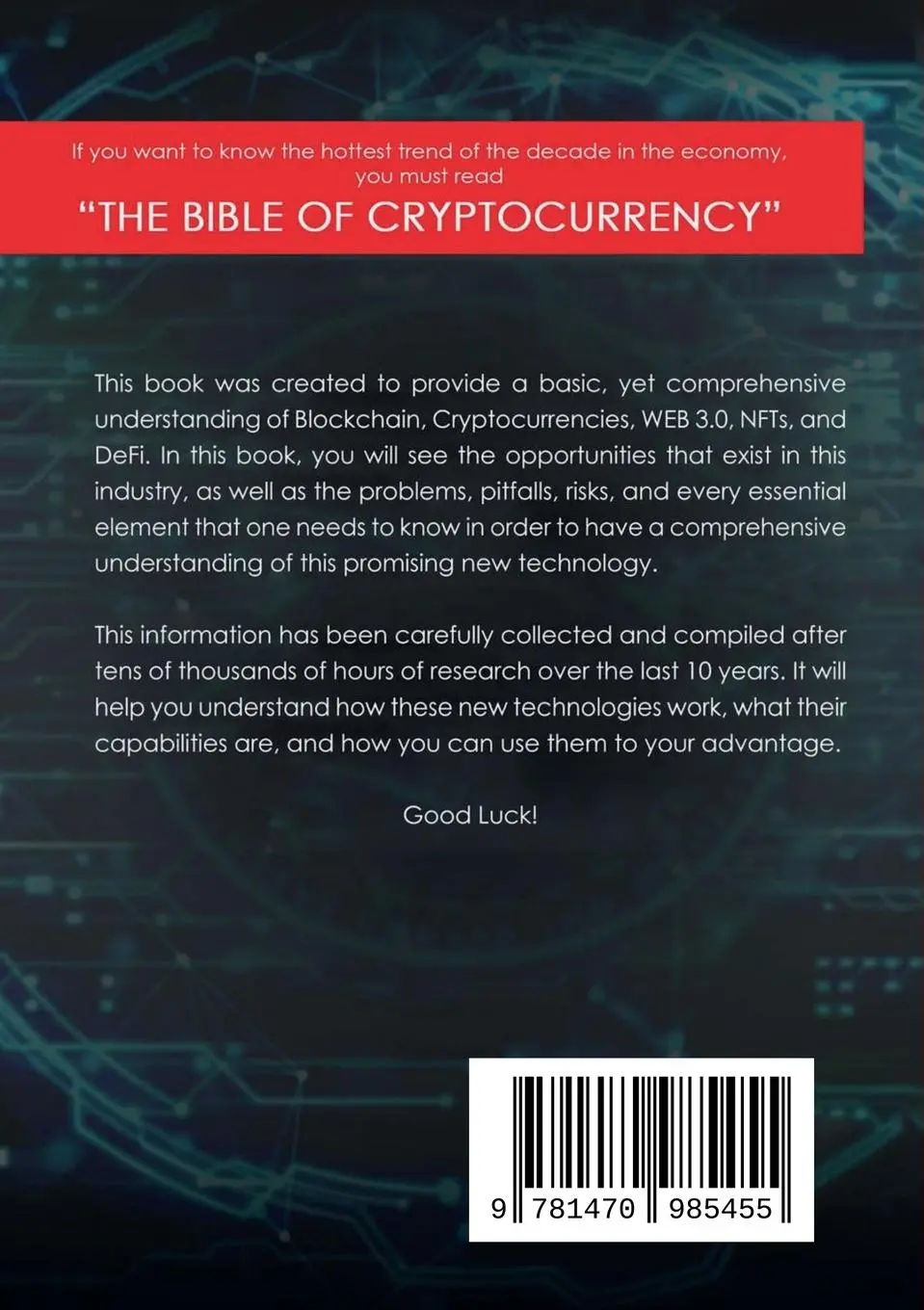 Rückseite: 9781470985455 | The Bible of Cryptocurrency | Giannis Andreou | Taschenbuch | Englisch