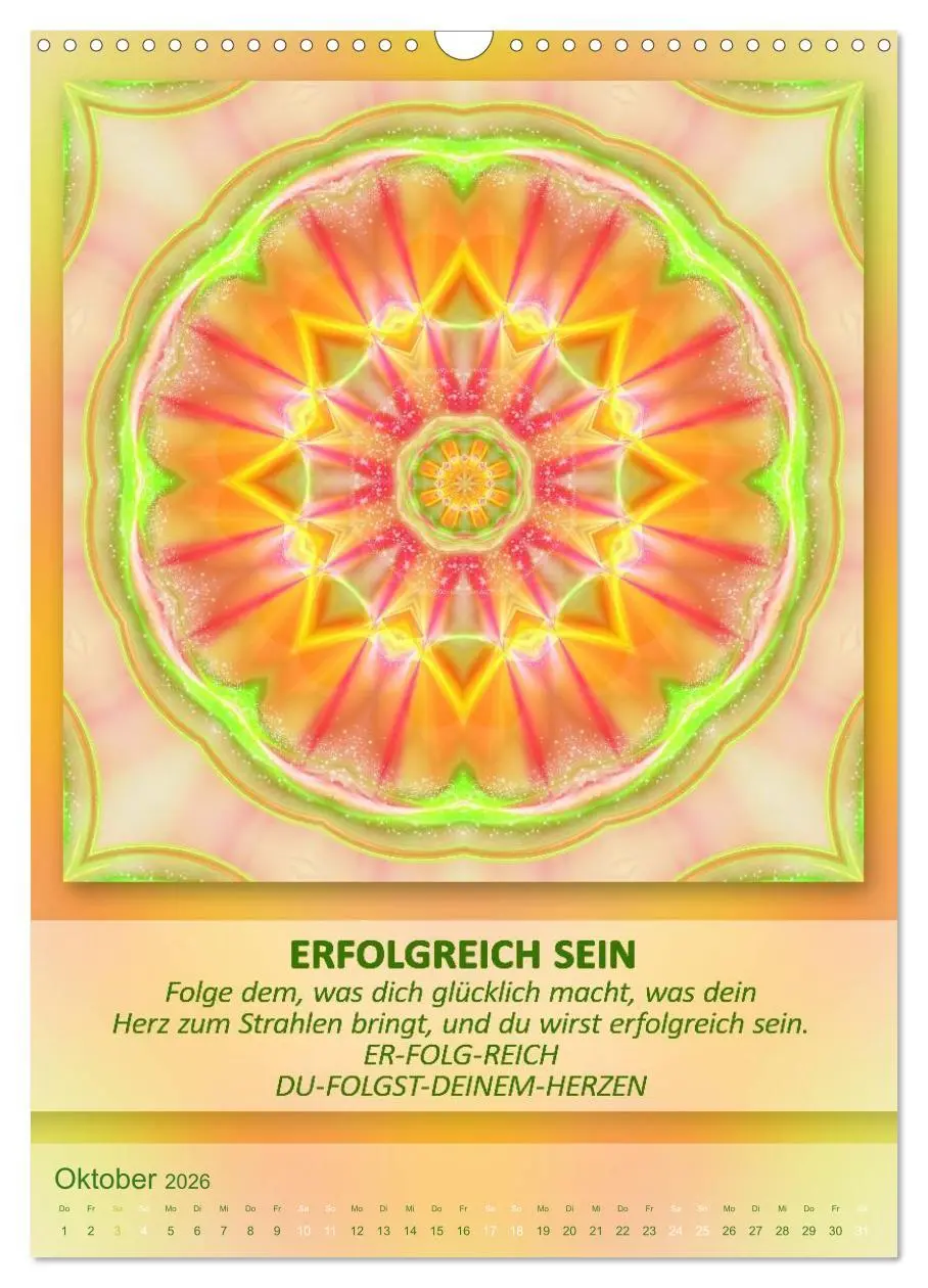 Bild: 9783516485455 | Light Energy Mandalas - Kalender - Vol. 1 (Wandkalender 2026 DIN A3...