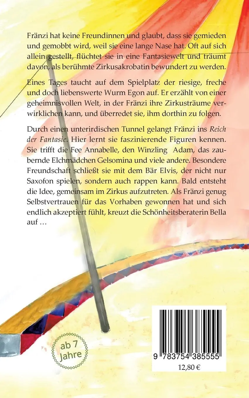 Rückseite: 9783754385555 | Das Zirkusmädchen mit der langen Nase | Rudolf Gier | Taschenbuch