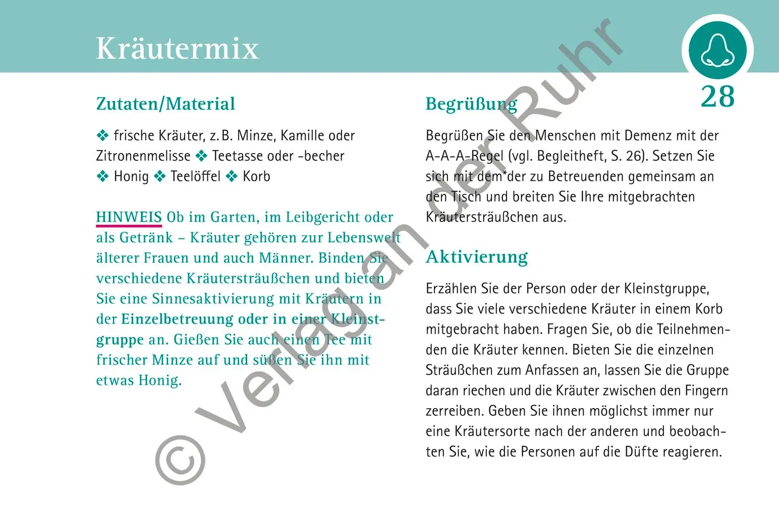 Bild: 9783834645555 | Sinnesaktivierungen für Menschen mit fortgeschrittener &amp; schwerer...