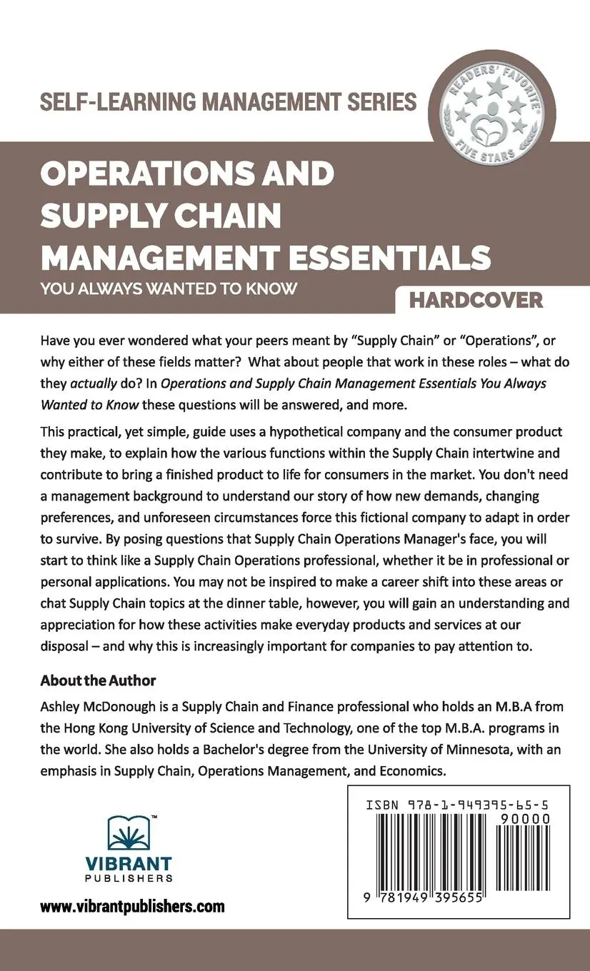 Rückseite: 9781949395655 | Operations and Supply Chain Management Essentials You Always Wanted...