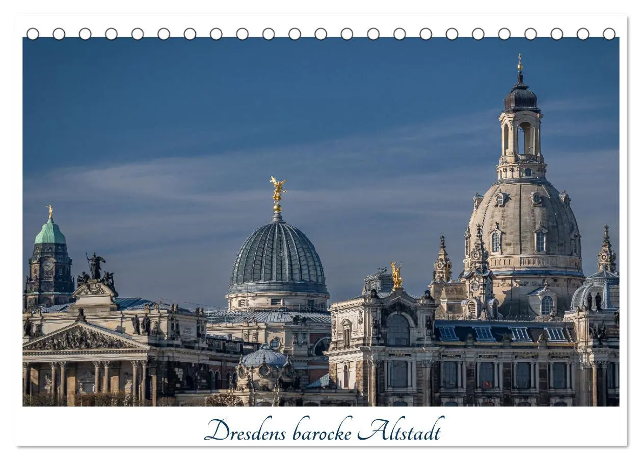 Cover: 9783457515655 | Dresdens barocke Altstadt (Tischkalender 2026 DIN A5 quer),...