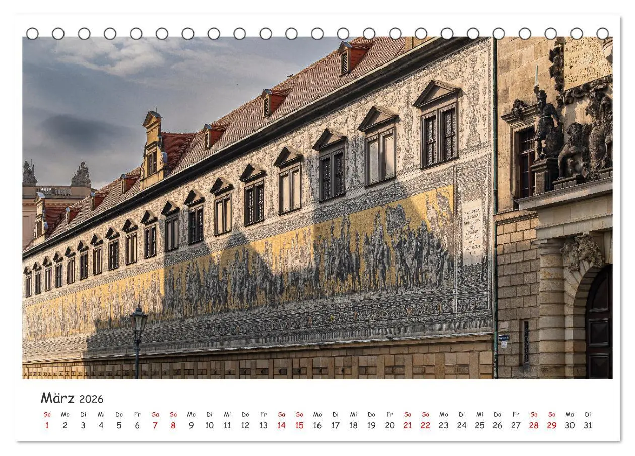 Bild: 9783457515655 | Dresdens barocke Altstadt (Tischkalender 2026 DIN A5 quer),...