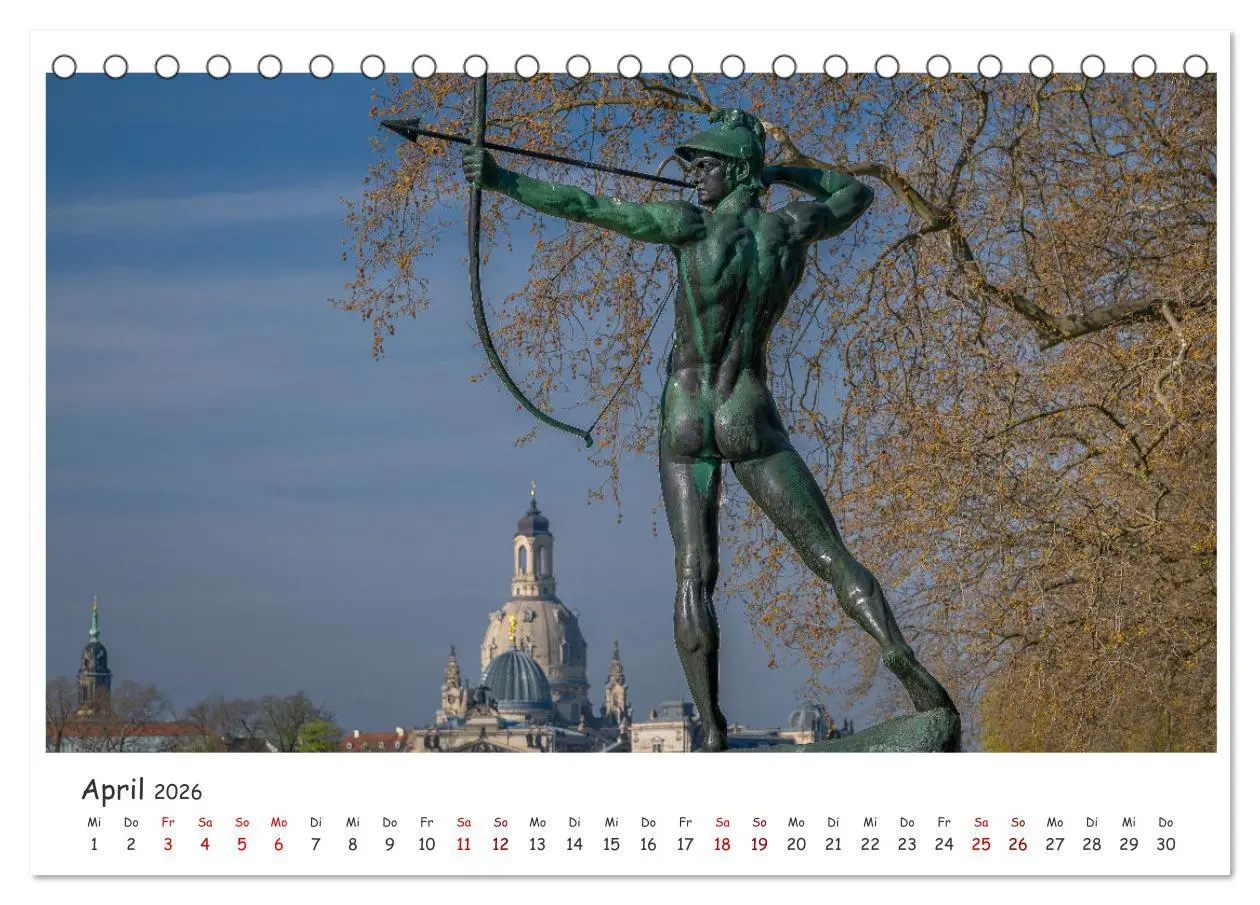 Bild: 9783457515655 | Dresdens barocke Altstadt (Tischkalender 2026 DIN A5 quer),...