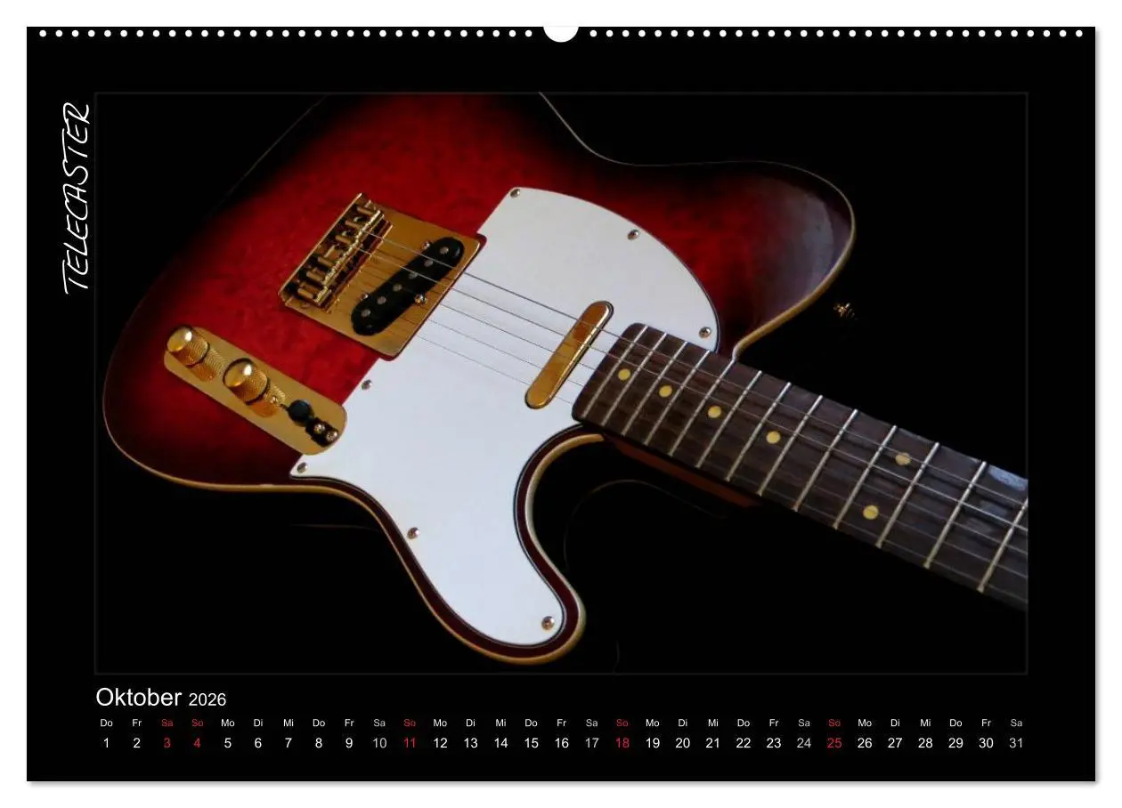 Bild: 9783516155655 | ROCKGITARREN in Szene gesetzt (hochwertiger Premium Wandkalender...