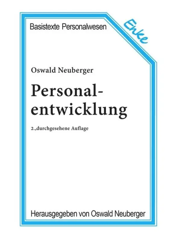 Cover: 9783828245655 | Personalentwicklung | Oswald Neuberger | Taschenbuch | 349 S. | 1994