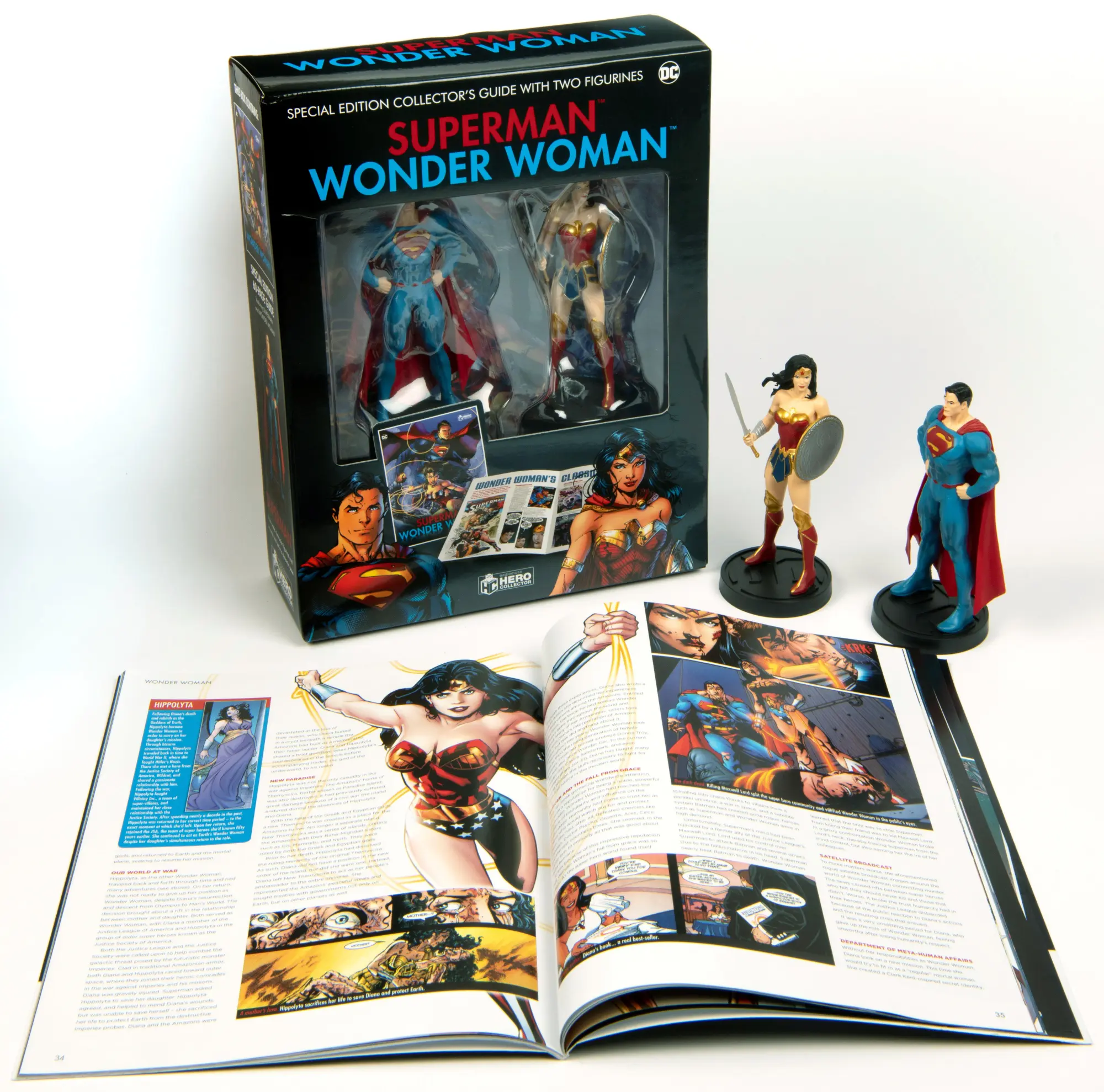 Eaglemoss Publications Ltd Superman And Wonder Woman Plus Collectibles