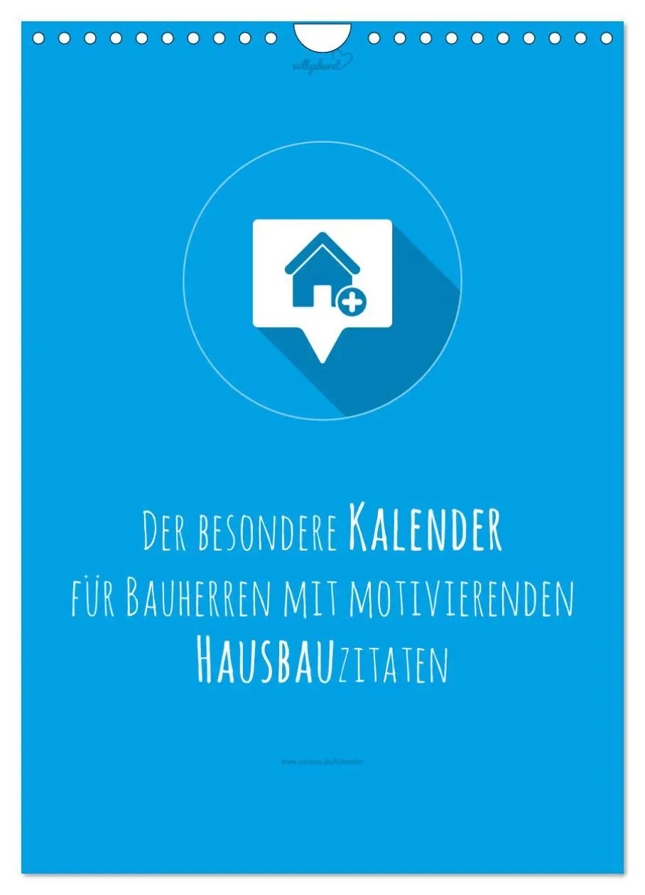 Cover: 9783435965755 | vollgeherzt: Der besondere Kalender für Bauherren mit motivierenden...