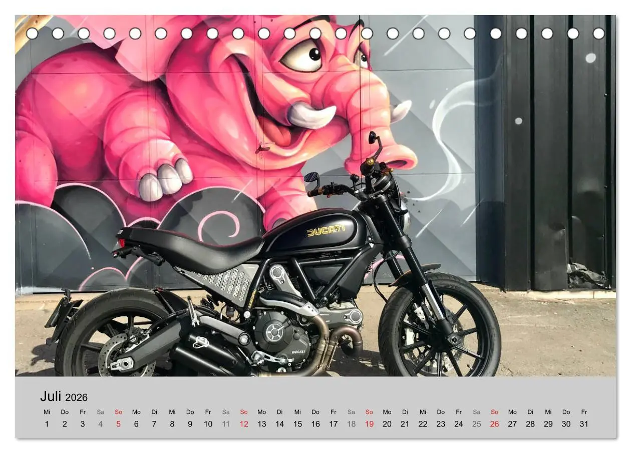 Bild: 9783457675755 | Scrambler Motorräder mit Stil (Tischkalender 2026 DIN A5 quer),...