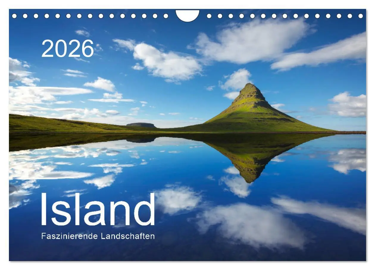 Cover: 9783516075755 | ISLAND 2026 - Faszinierende Landschaften (Wandkalender 2026 DIN A4...