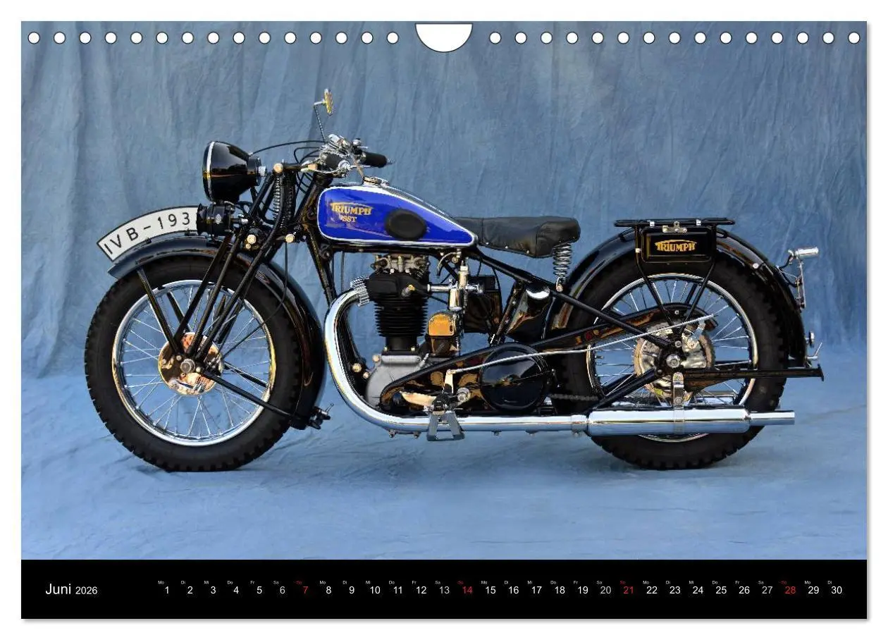 Bild: 9783516215755 | Triumph SST 500 (Wandkalender 2026 DIN A4 quer), CALVENDO...