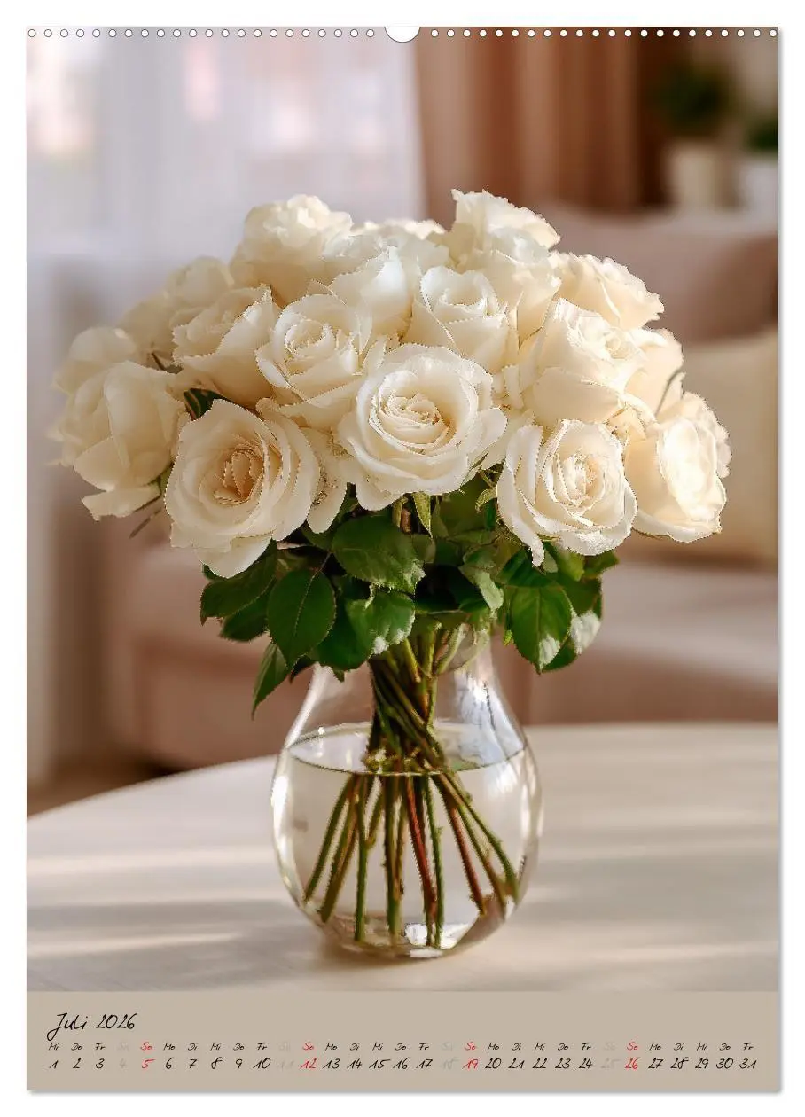 Bild: 9783516695755 | Rosen - Königin der Blumen (Wandkalender 2026 DIN A2 hoch),...