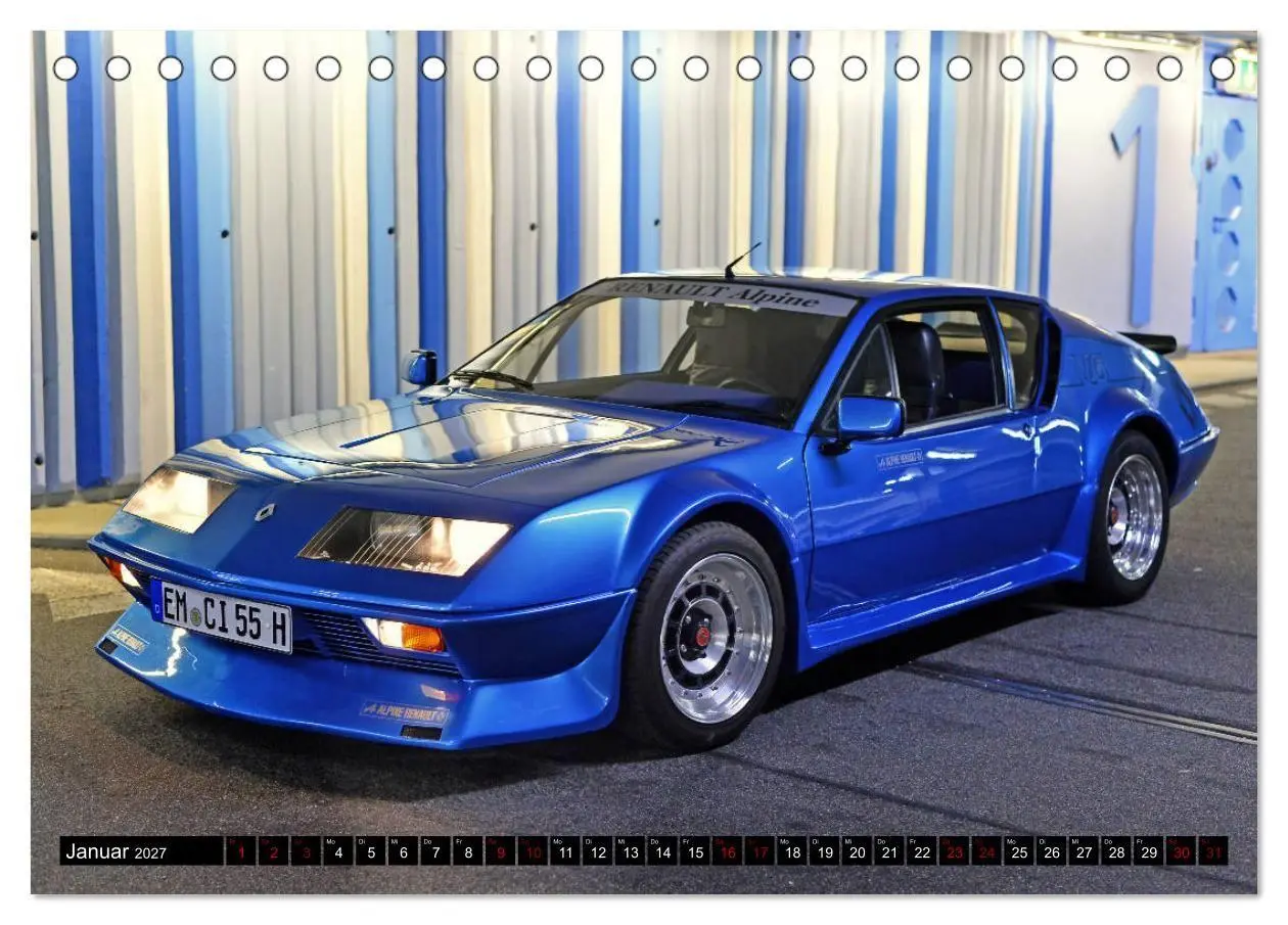 Bild: 9783569785755 | Renault Alpine A310 V6 (Tischkalender 2027 DIN A5 quer), CALVENDO...