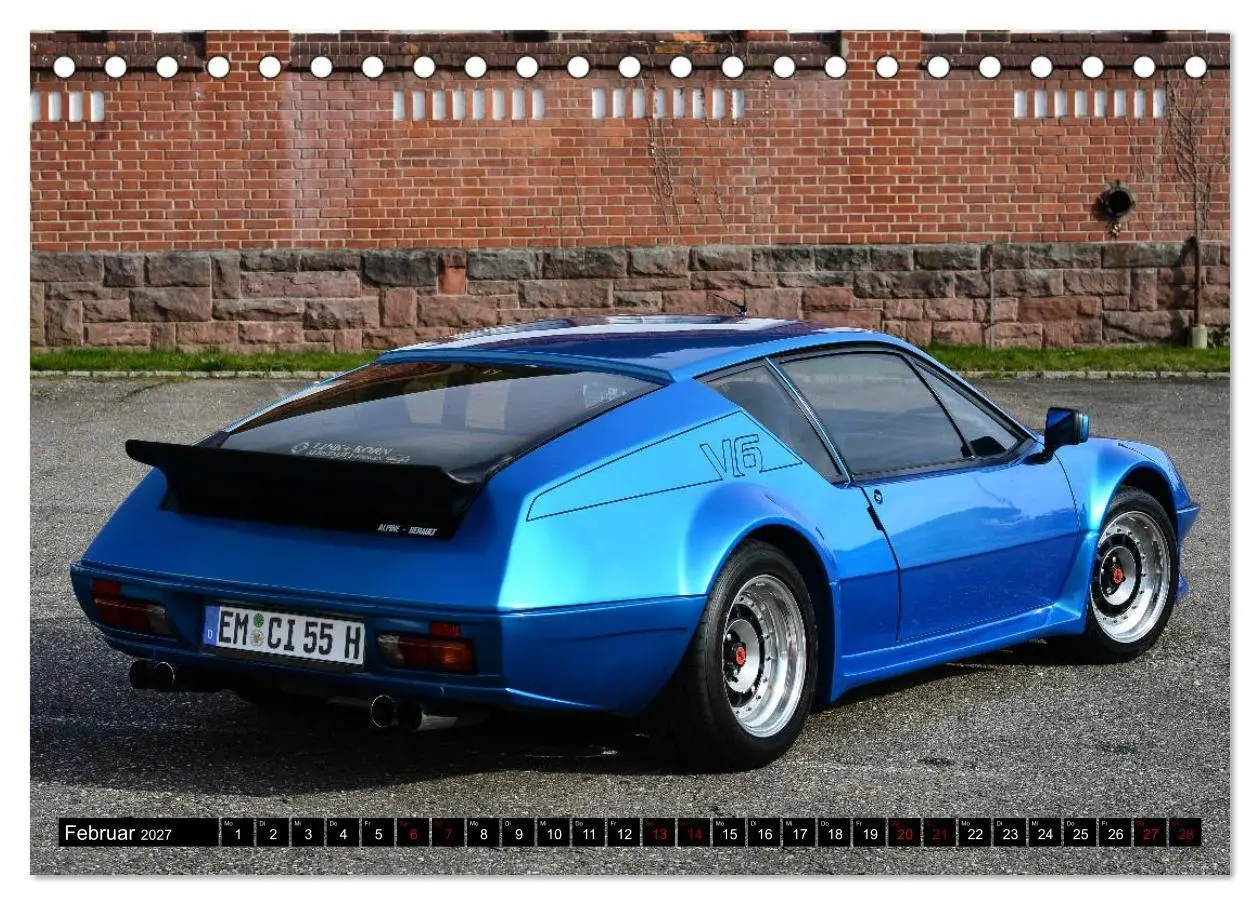 Bild: 9783569785755 | Renault Alpine A310 V6 (Tischkalender 2027 DIN A5 quer), CALVENDO...
