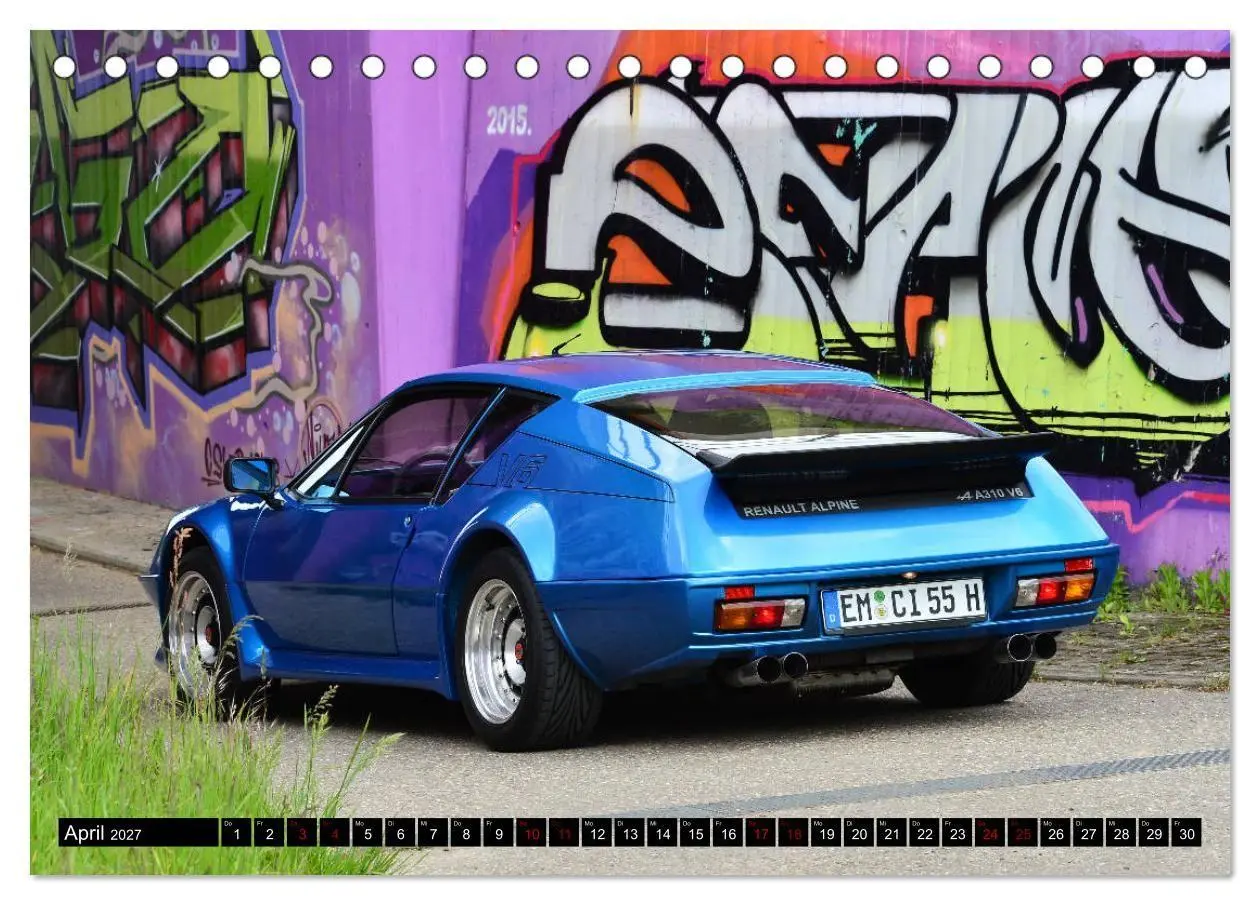 Bild: 9783569785755 | Renault Alpine A310 V6 (Tischkalender 2027 DIN A5 quer), CALVENDO...