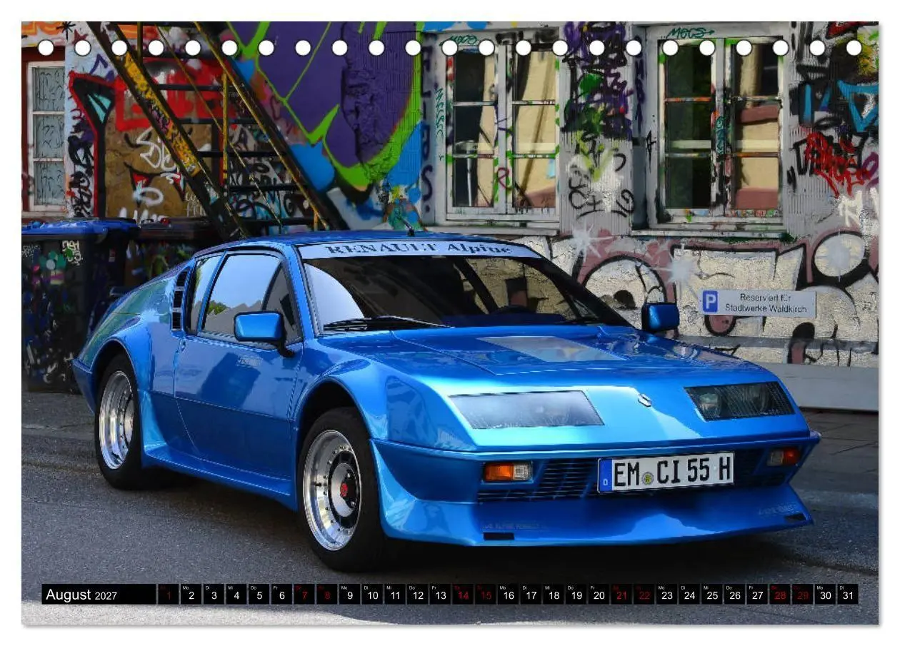 Bild: 9783569785755 | Renault Alpine A310 V6 (Tischkalender 2027 DIN A5 quer), CALVENDO...